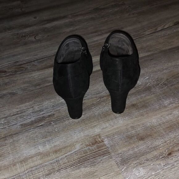 Aerosoles heel rest black ankle boots booties Starring Role Sz 9 - Picture 4 of 9